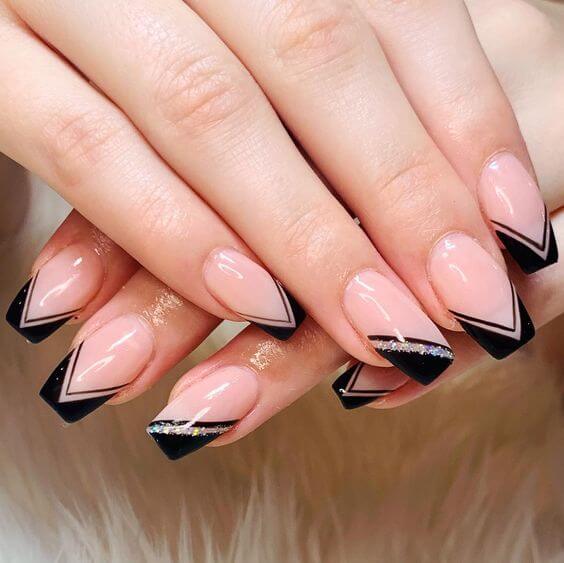 Sơn gel thạch kiểu French tips đổi mới